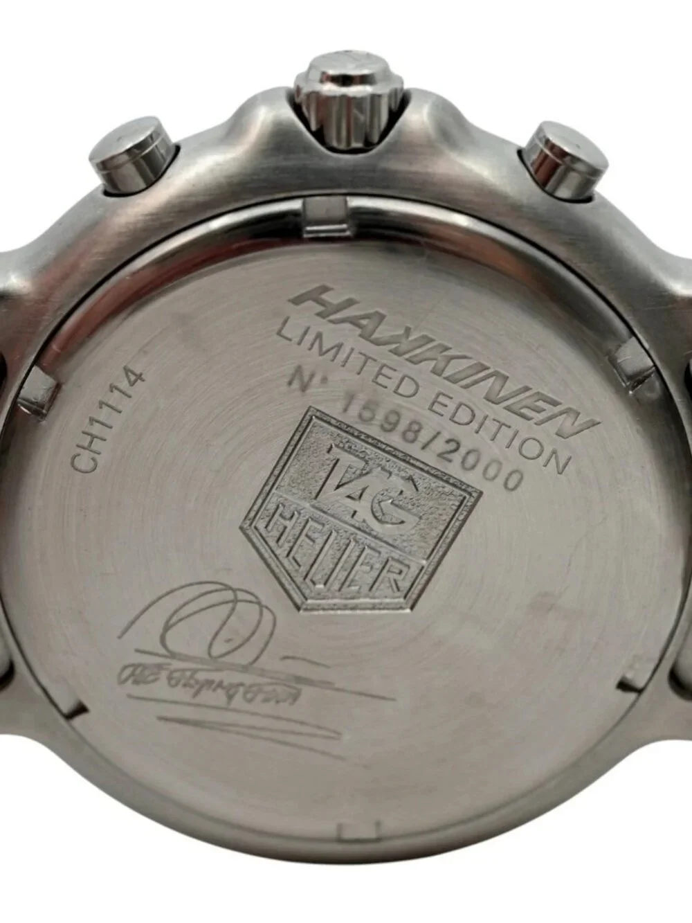 Tag Heuer 41mm Men's 6000 Series SS Limited Edition Hakkinen Watch! Ref: CH1114!